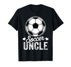 Funny Soccer Uncle Mothers Day T-Shirt - Minimalist Print for Adults