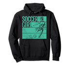 Soccer Funny Footballer Ball And Field Hoodie - Unique Graphic Men Women