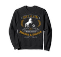 Just Who Loves Horses Soccer Sweatshirt - Fun Novelty Design for Adults