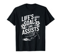 Soccer Player And Goal Keeper Life About T-Shirt - Novelty Apparel Unisex