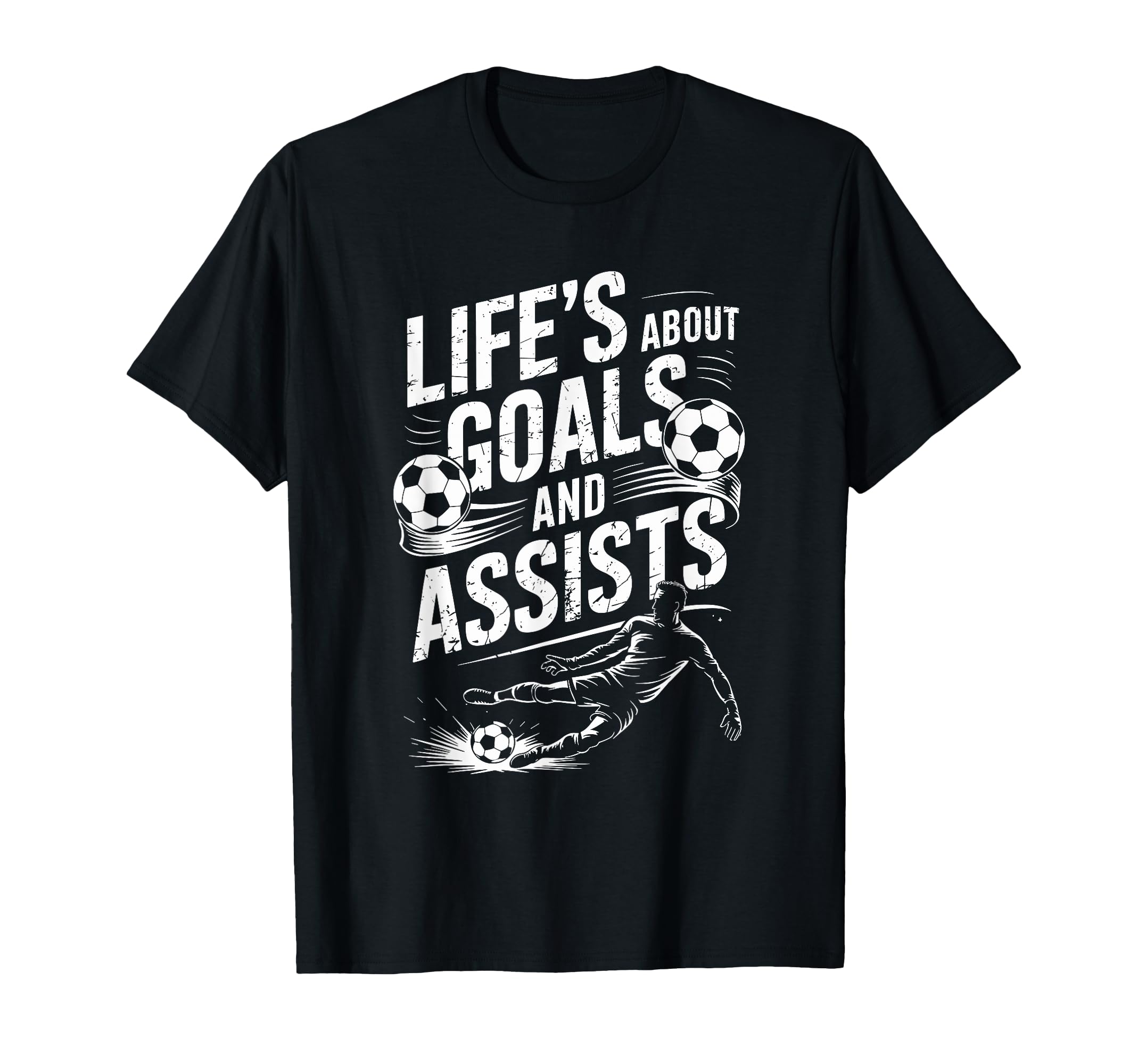 Soccer Player And Goal Keeper Life About T-Shirt - Novelty Apparel Unisex