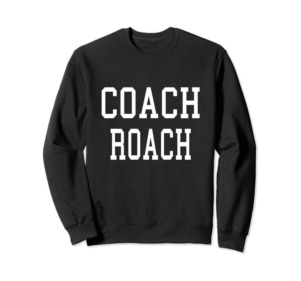 Coach Roach Custom Football Sweatshirt - Fun Novelty Design for Adults