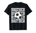 Soccer Brother Cracked Wall Family T-Shirt - Aesthetic Graphic Unisex