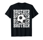 Soccer Brother Cracked Wall Family T-Shirt - Aesthetic Graphic Unisex