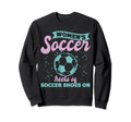 Soccer Team Outfit Players Fans Sweatshirt - Minimalist Print for Adults