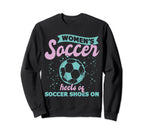 Soccer Team Outfit Players Fans Sweatshirt - Minimalist Print for Adults