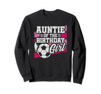 Soccer Birthday Soccer Party Sweatshirt - Graphic Print for Adults