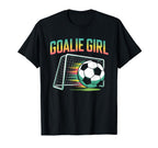 Goalie Soccer Player Girlfriend T-Shirt - Minimalist Print Men Women