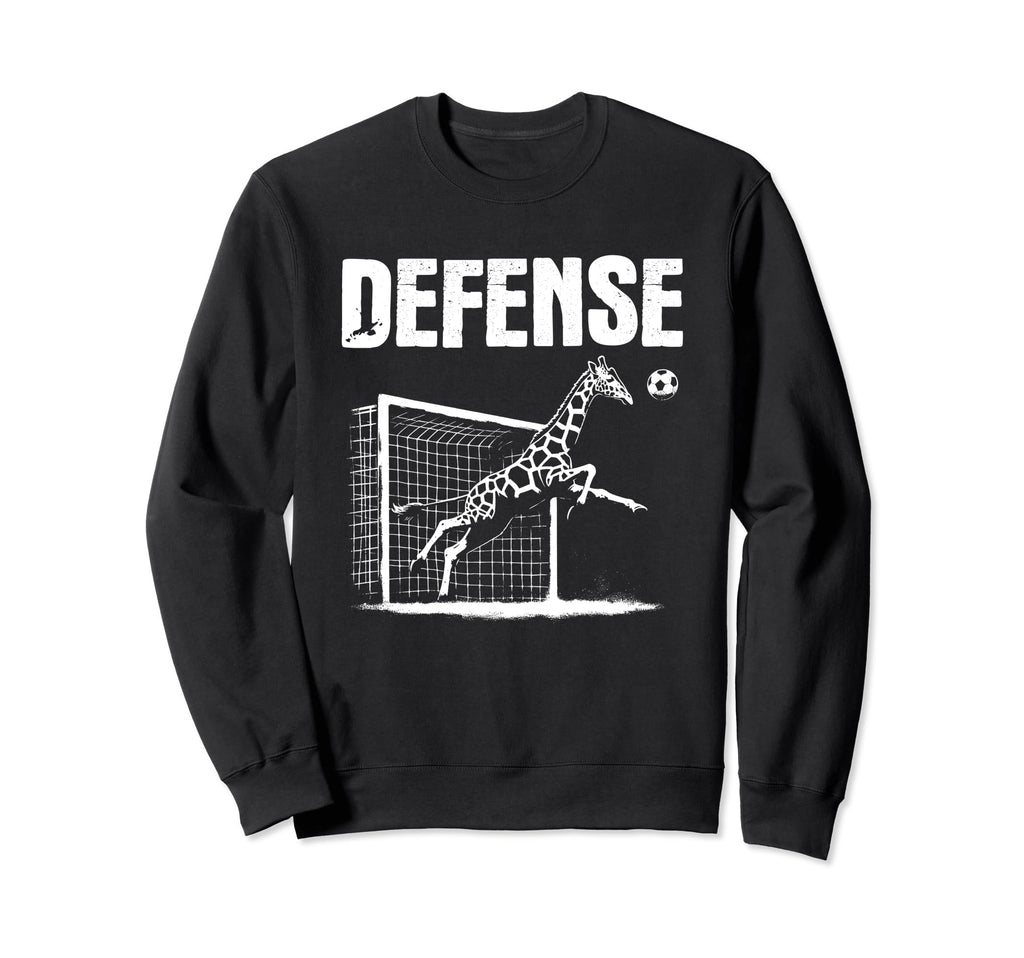 Giraffe Goalie Soccer Goalkeeper Sweatshirt - Custom Art Print for Adults
