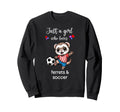 Ferret Soccer Ferret Soccer Sweatshirt - Trendy Graphic Men Women