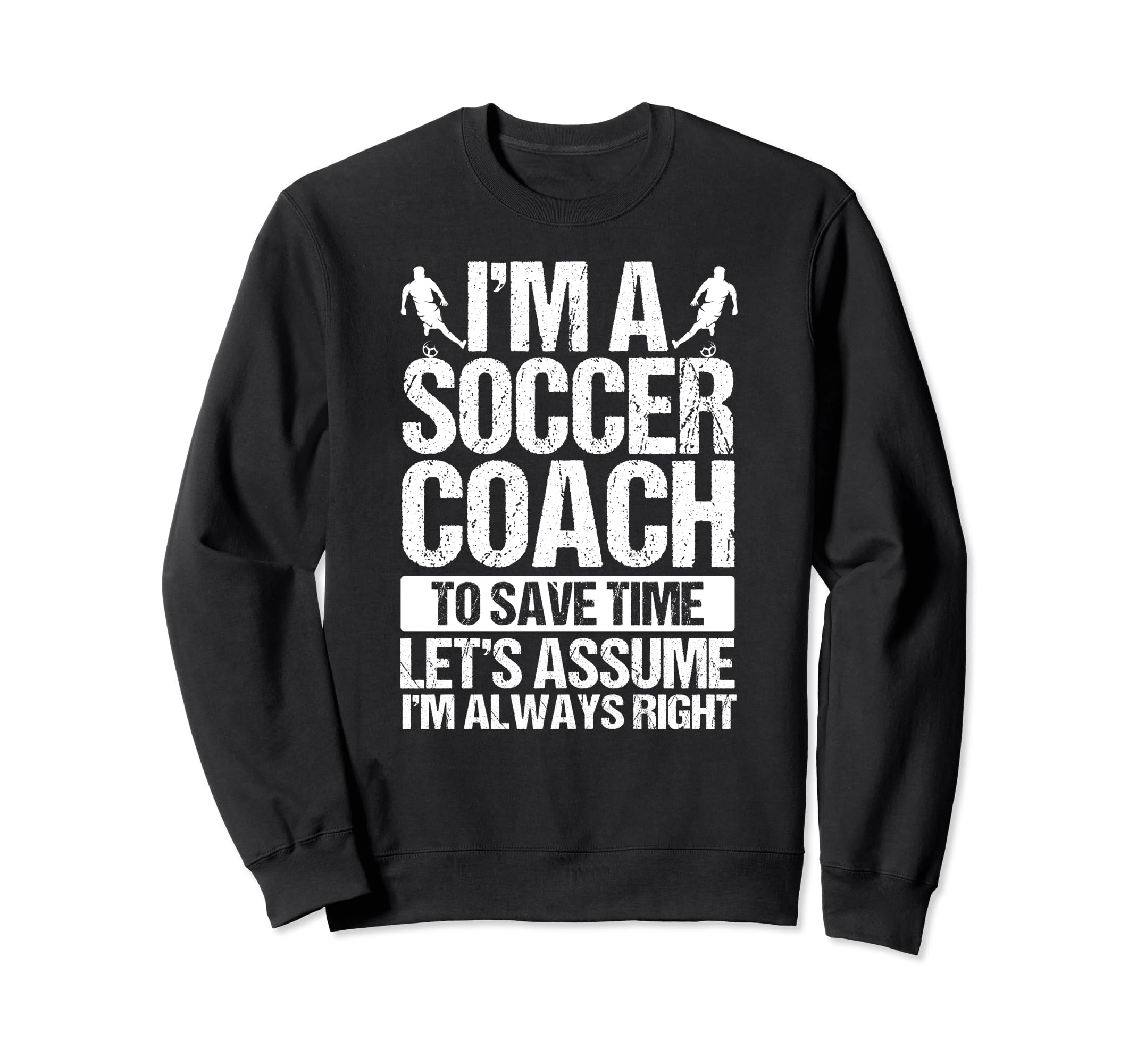 Soccer Coaching Training Trainer Soccer Sweatshirt - Trendy Graphic Unisex