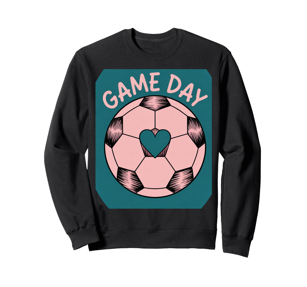 Womens Soccer Game Day Ladies Sweatshirt - Casual Everyday Wear for Adults