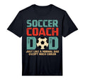 Mens Soccer Coach Dad Performance T-Shirt - Novelty Apparel Men Women