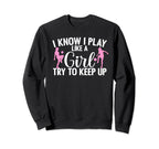 Soccer Soccer Player Football Sweatshirt - Casual Everyday Wear Unisex