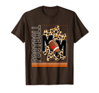 Mother Football Soccer Mom Leopard Game T-Shirt - Streetwear Style Unisex