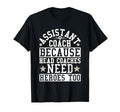 Soccer Assistant Coach Head Coaches T-Shirt - Custom Art Print for Adults