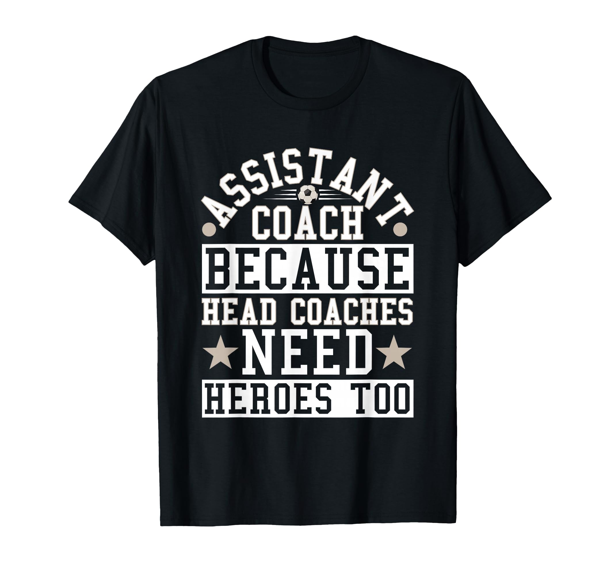 Soccer Assistant Coach Head Coaches T-Shirt - Custom Art Print for Adults