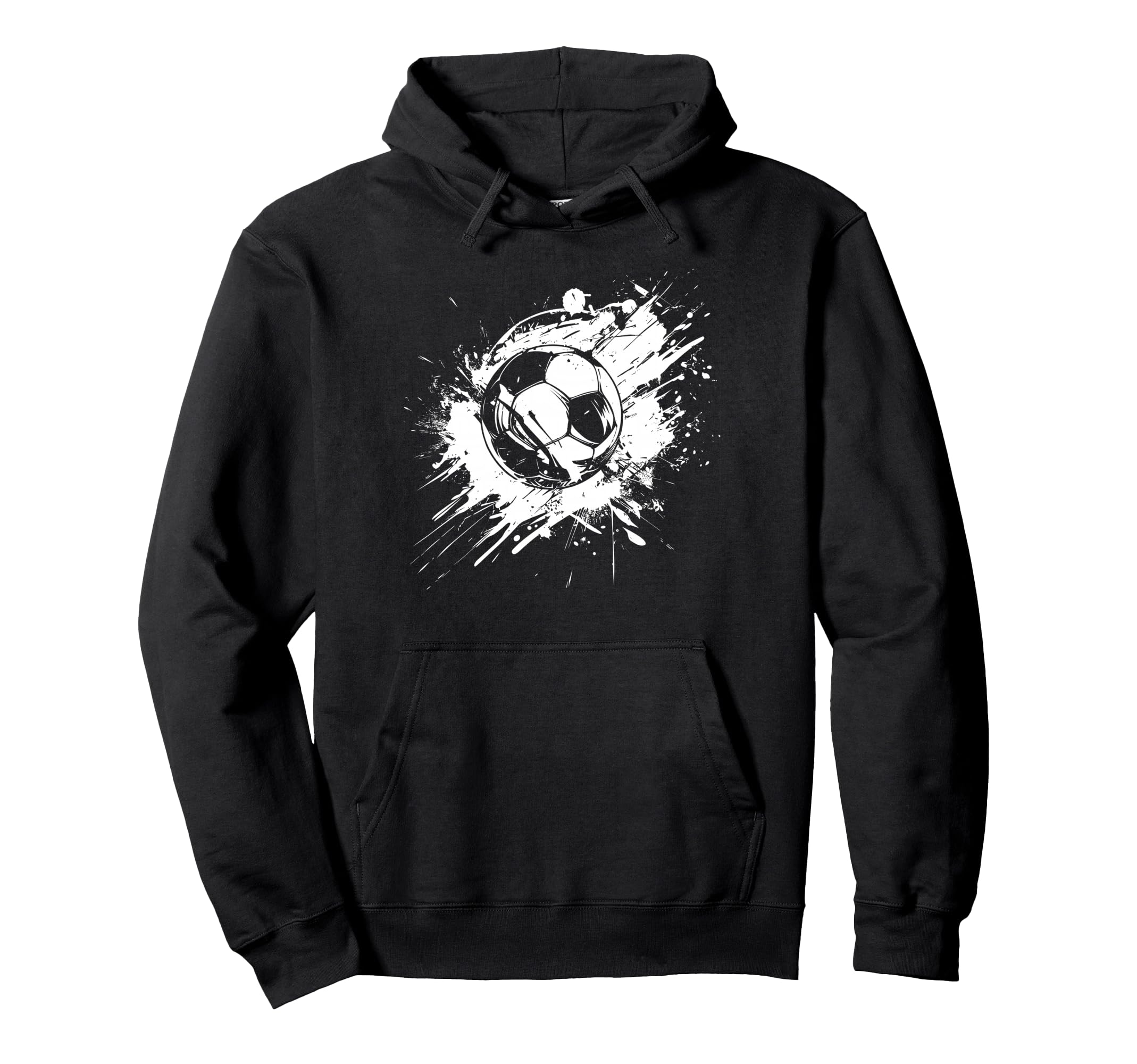 Soccer Ball Color Streetart Goal Keeper Hoodie - Minimalist Print Unisex