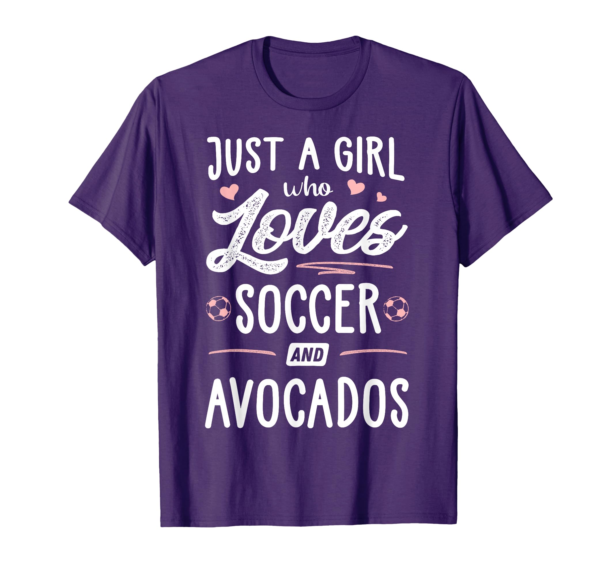 Just Who Loves Soccer And Avocados Gift T-Shirt - Unique Graphic Men Women