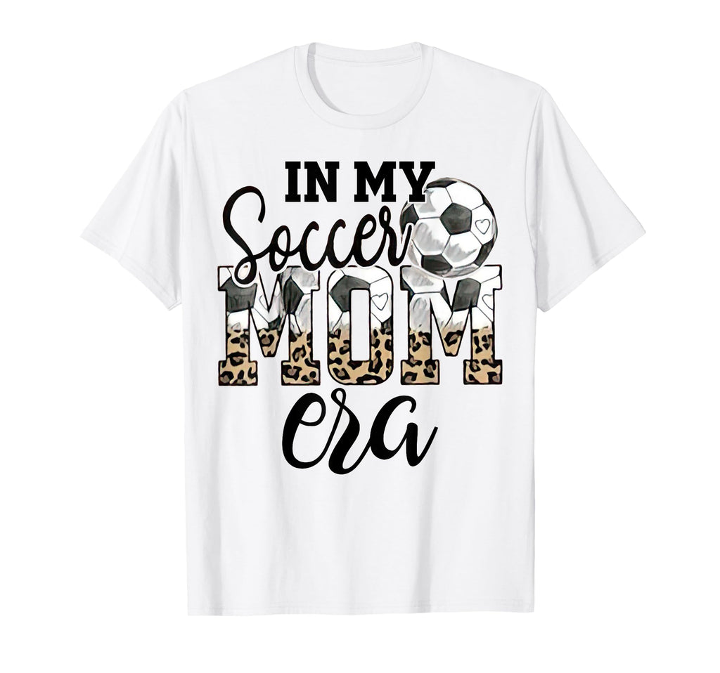 My Soccer Mom Era Leopard Soccer Mom T-Shirt - Streetwear Style for Adults