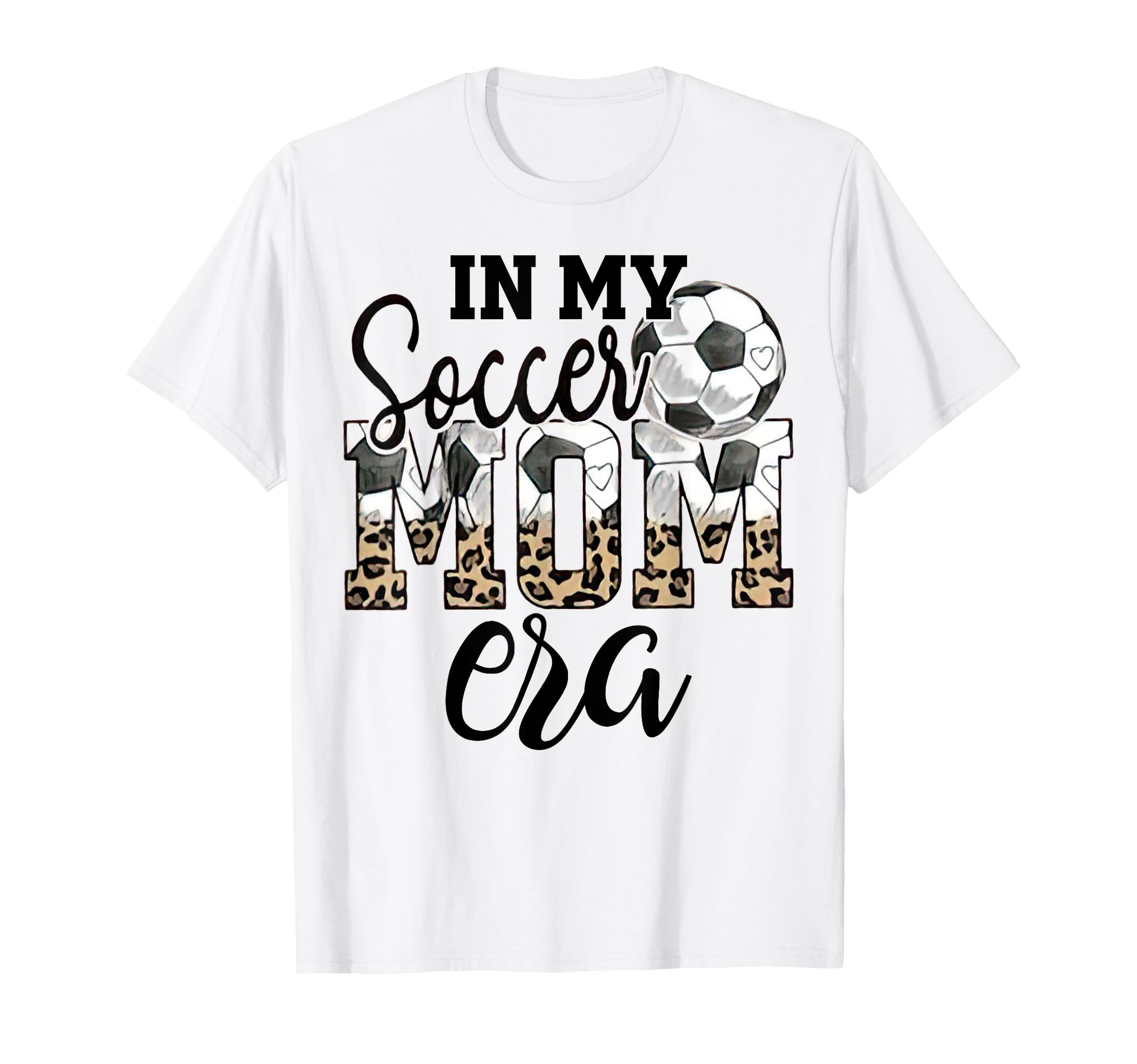 My Soccer Mom Era Leopard Soccer Mom T-Shirt - Streetwear Style for Adults