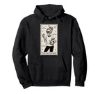 Soccer Mom Skeleton Tarot Card Hoodie - Graphic Print for Adults