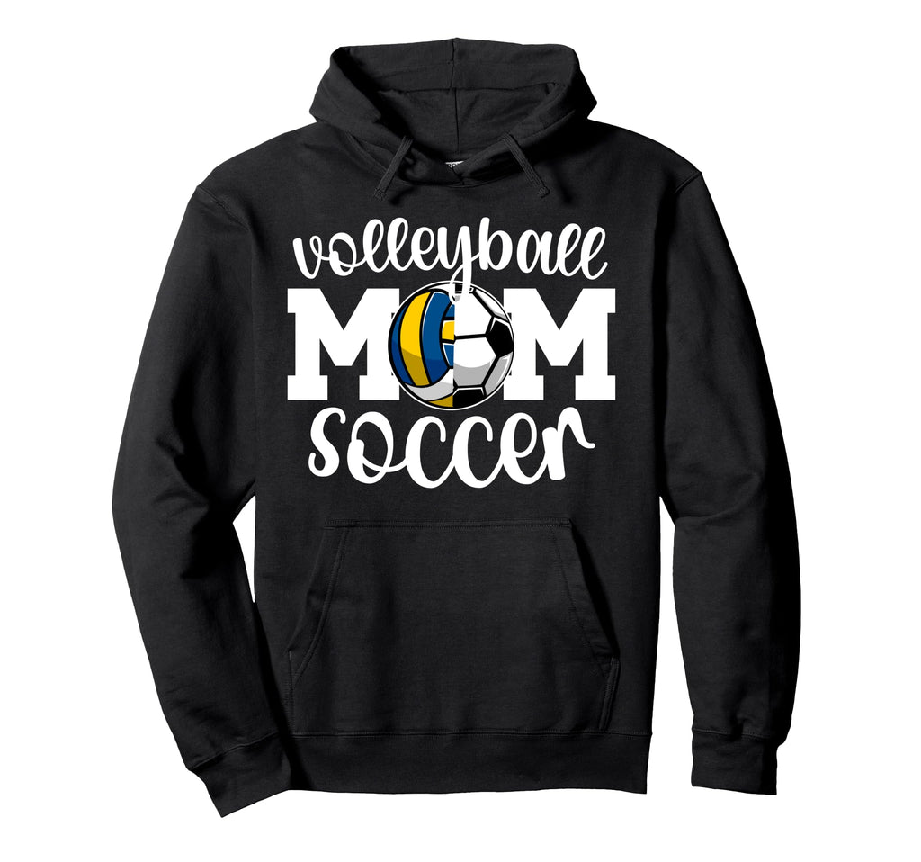 Volleyball Soccer Mom Ballers Soccer Hoodie - Minimalist Print for Adults