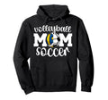 Volleyball Soccer Mom Ballers Soccer Hoodie - Minimalist Print for Adults