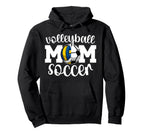 Volleyball Soccer Mom Ballers Soccer Hoodie - Minimalist Print for Adults