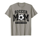 Soccer Mom Varsity Like Normal Mom T-Shirt - Novelty Apparel for Adults