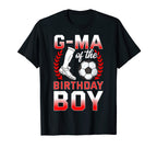 G Ma Birthday Soccer Player Bday T-Shirt - Casual Everyday Wear Unisex