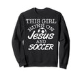 This Runs Jesus And Soccer Sweatshirt - Streetwear Style Men Women