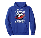 Team Captain Energy Soccer Hoodie - Minimalist Print Men Women