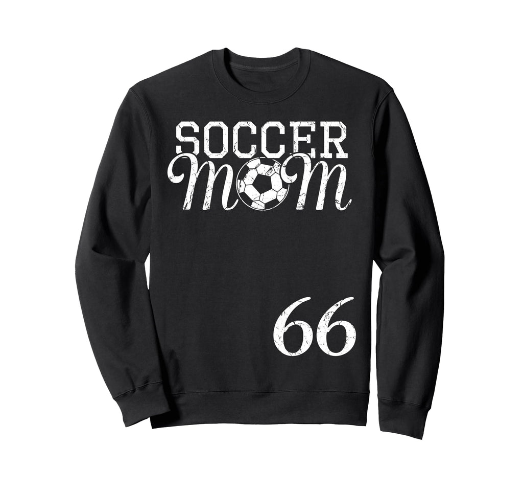 Soccer Mom Jersey Number 66 Sweatshirt - Aesthetic Graphic Men Women