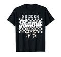 Soccer Mama Checkered Soccer Mom T-Shirt - Custom Art Print for Adults