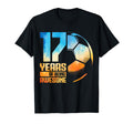 17Th Birthday Soccer Player T-Shirt - Fun Novelty Design for Adults