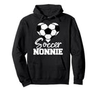 Soccer Nonnie Heart Funny Heartfelt Hoodie - Aesthetic Graphic Men Women