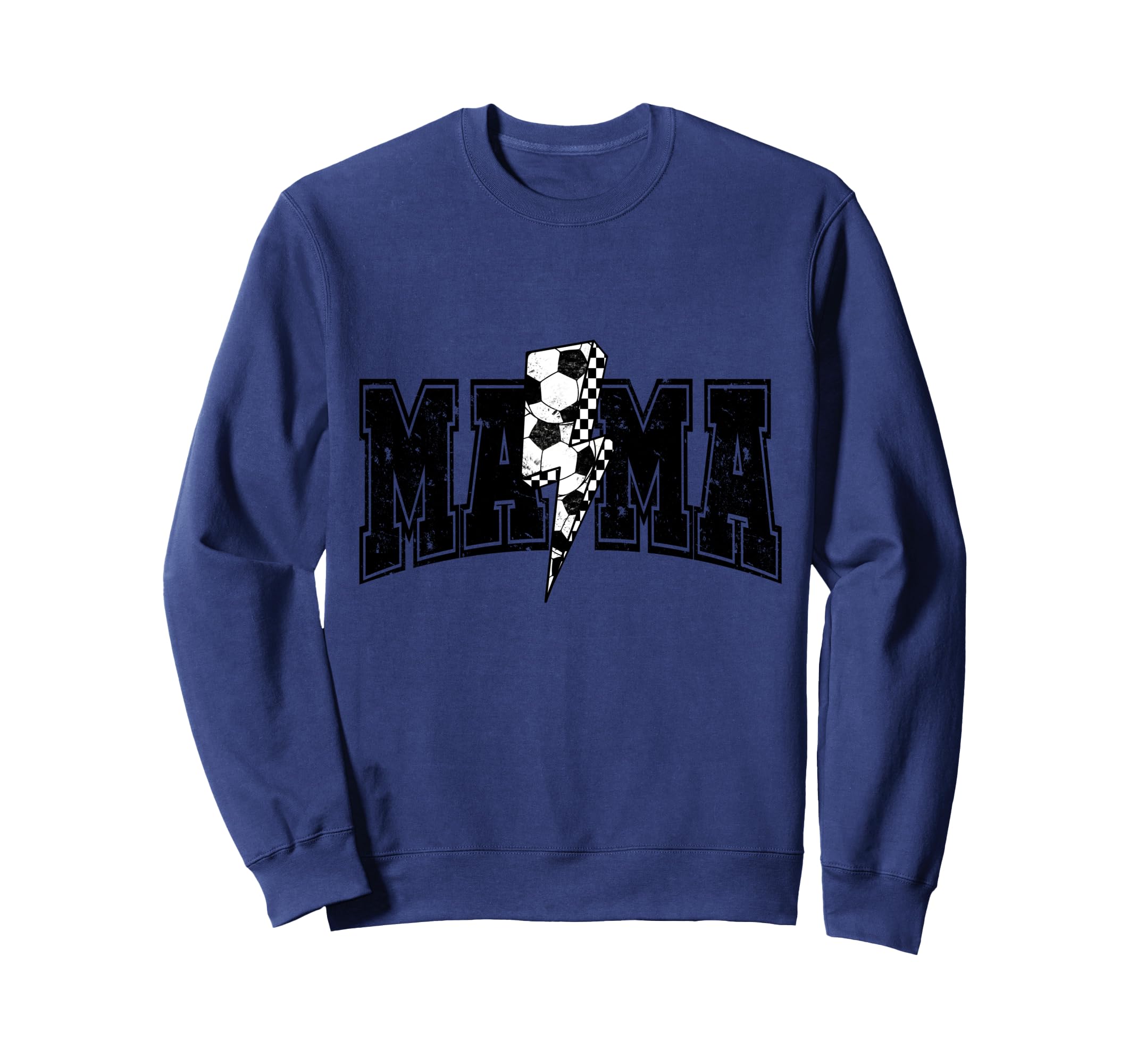 Soccer Mama Varsity Big Lettering Sweatshirt - Unique Graphic Men Women