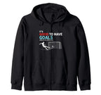 Lifes About Goals And Assists Soccer T-Shirt - Casual Everyday Wear Unisex