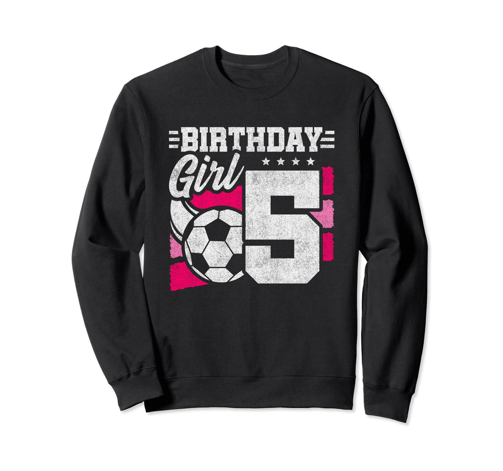 5 Year Old Soccer Birthday 5Th Sweatshirt - Minimalist Print Men Women