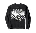 Soccer Mama Checkered Soccer Mom Sweatshirt - Streetwear Style Unisex