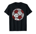 Funny Polka Dot Soccer Lover T-Shirt - Fun Novelty Design for Adults