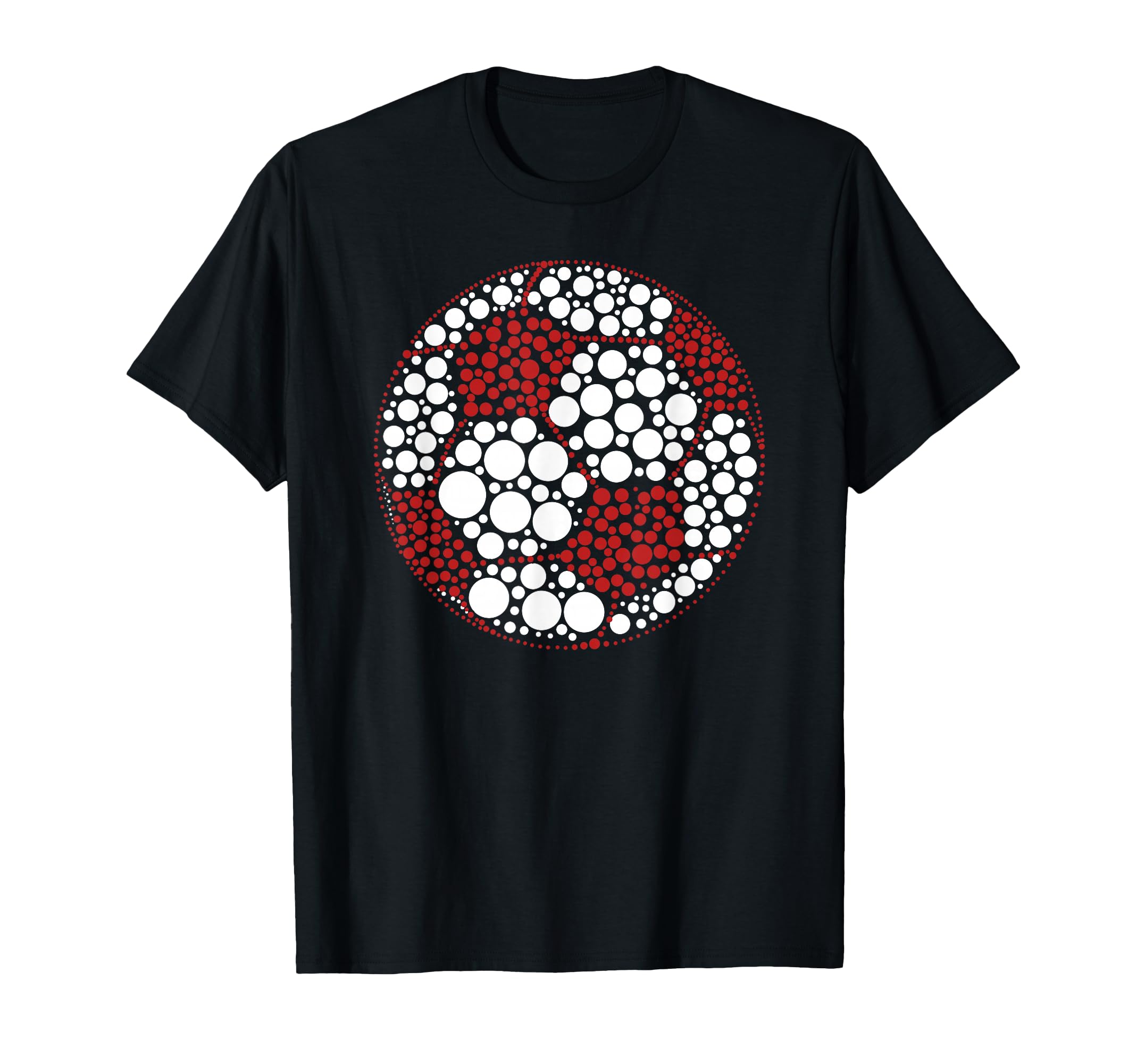 Funny Polka Dot Soccer Lover T-Shirt - Fun Novelty Design for Adults