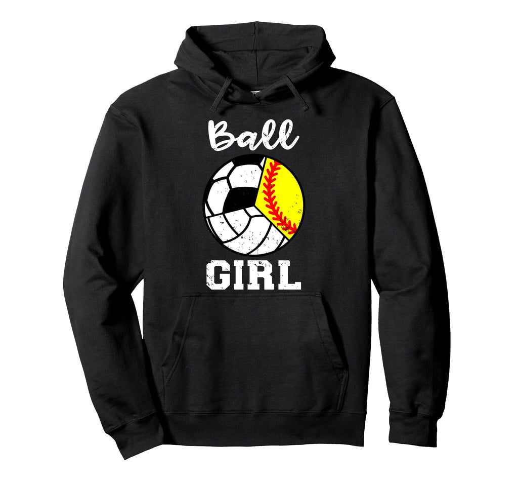 Ball Soccer Softball Volleyball Funny Hoodie - Streetwear Style Unisex