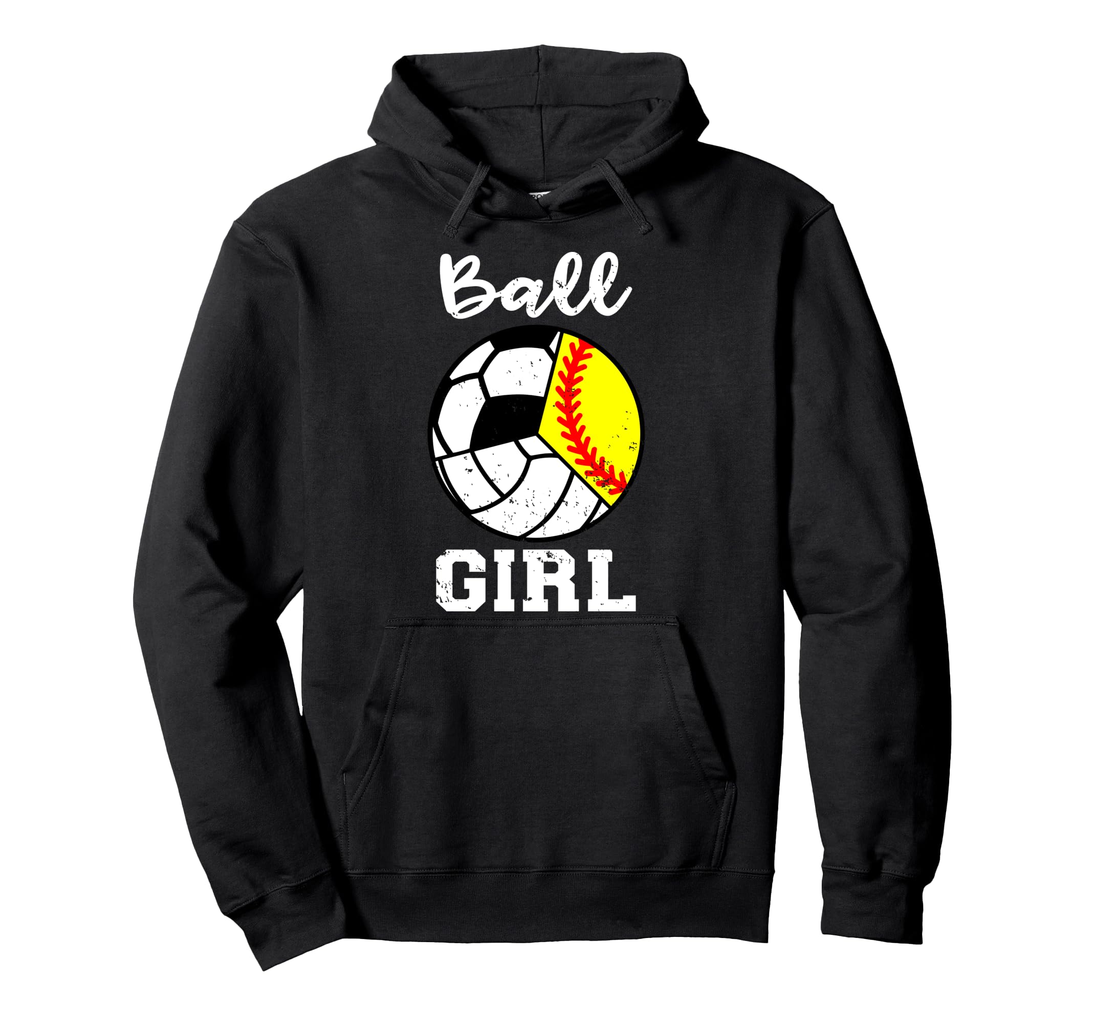 Ball Soccer Softball Volleyball Funny Hoodie - Streetwear Style Unisex