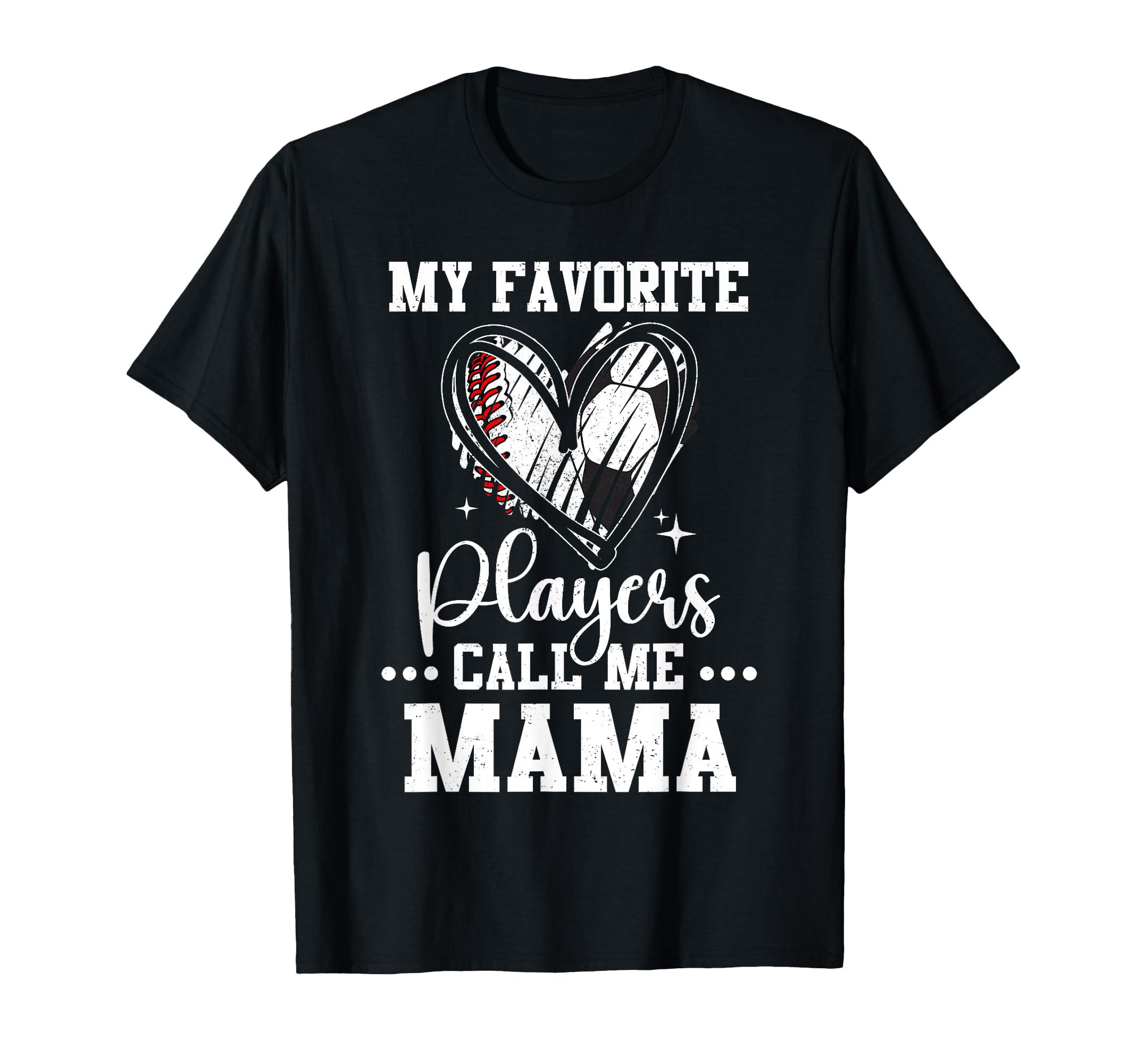 My Favorite Baseball Soccer T-Shirt - Casual Everyday Wear for Adults