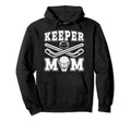 Ice Hockey Keeper Mom Ice Hockey Hoodie - Minimalist Print for Adults