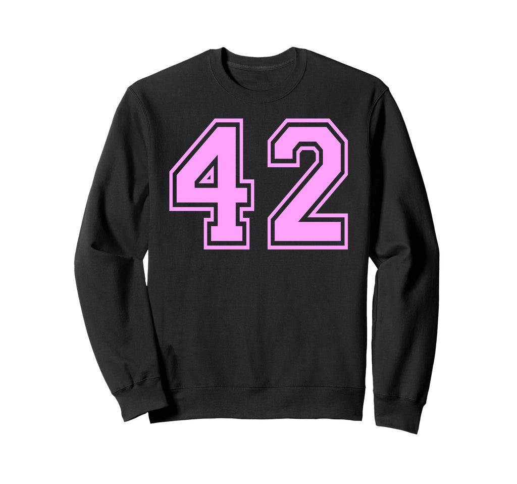 42 Number Forty Two Sports Varsity Sweatshirt - Minimalist Print Unisex