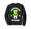 Soccer Attackers Leprechaun Sweatshirt - Custom Art Print for Adults