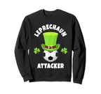 Soccer Attackers Leprechaun Sweatshirt - Custom Art Print for Adults